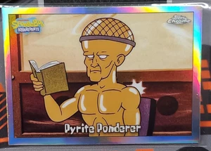 2025 Topps Chrome SpongeBob Pyrite Ponderer Refractor #139 - Picture 1 of 4