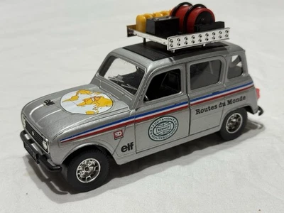 Burago 1:24 Renault 4 Routes Du Monde Mo Mebetoys Politoys  - Immagine 1 di 4