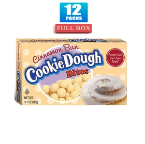 12x Packungen Cookie Dough Zimtschnecken Häppchen Schokolade, Theater Box - je 3,1 Unzen - Bild 1 von 1