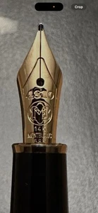 Montblanc Fountain Pen w 4810 solid 14k 585 Montblanc M nib - Picture 1 of 2