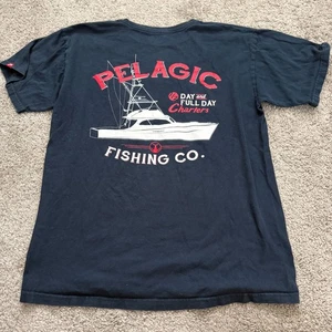 Pelagic Fishing Florida Charter Boat Tee Faded T-Shirt - Gr. M dunkelblau - Bild 1 von 6