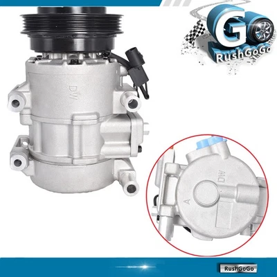 A/C Compressor +Clutch 6512839 For 2007-2009 Kia Spectra Spectra5 LX EX SX 2.0L - Image 1 of 4