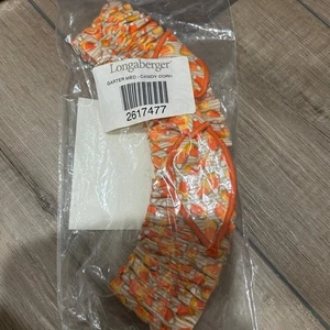 Longaberger candy, corn basket garter, medium NEW Halloween - Picture 1 of 1