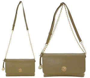 DKNY Crossbody Bag Light Brown Medium Leather Shoulder Handbag RRP £200 - Picture 1 of 14