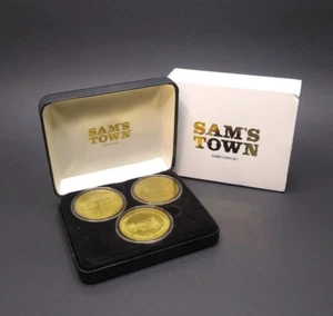 VTG Sam's Town Hotel & Casino Shreveport Commemorative Tokens Coins Set (of 3) - Picture 1 of 9