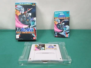 SNES. Mobile Suit Gundam CROSS DIMENSION 0079. Save OK. Super famicom. JP. 14820 - Picture 1 of 12