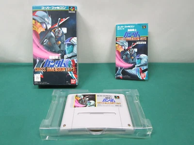 SNES. Mobile Suit Gundam CROSS DIMENSION 0079. Save OK. Super famicom. JP. 14820 - Image 1 of 4
