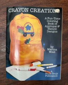 Yours Truly "Crayon Creations" Applikation & Schablonen Designs OOP 1984 Marina Wood - Bild 1 von 22