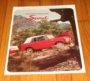 Catalogo Brochure Vendita Originale 1967 International Scout Deluxe Sportop Roadster - Foto 1 di 2