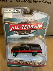 Greenlight All-Terrain 1990 Chevrolet Suburban GREEN MACHINE chase car - Picture 1 of 1