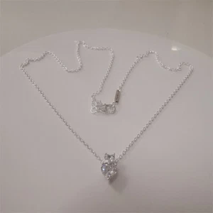 collar corazón brillante elevado s925 ale pandora plata - Imagen 1 de 4
