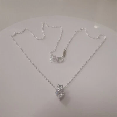  s925 ale pandora silver elevated sparkling heart necklace - Изображение 1 из 4