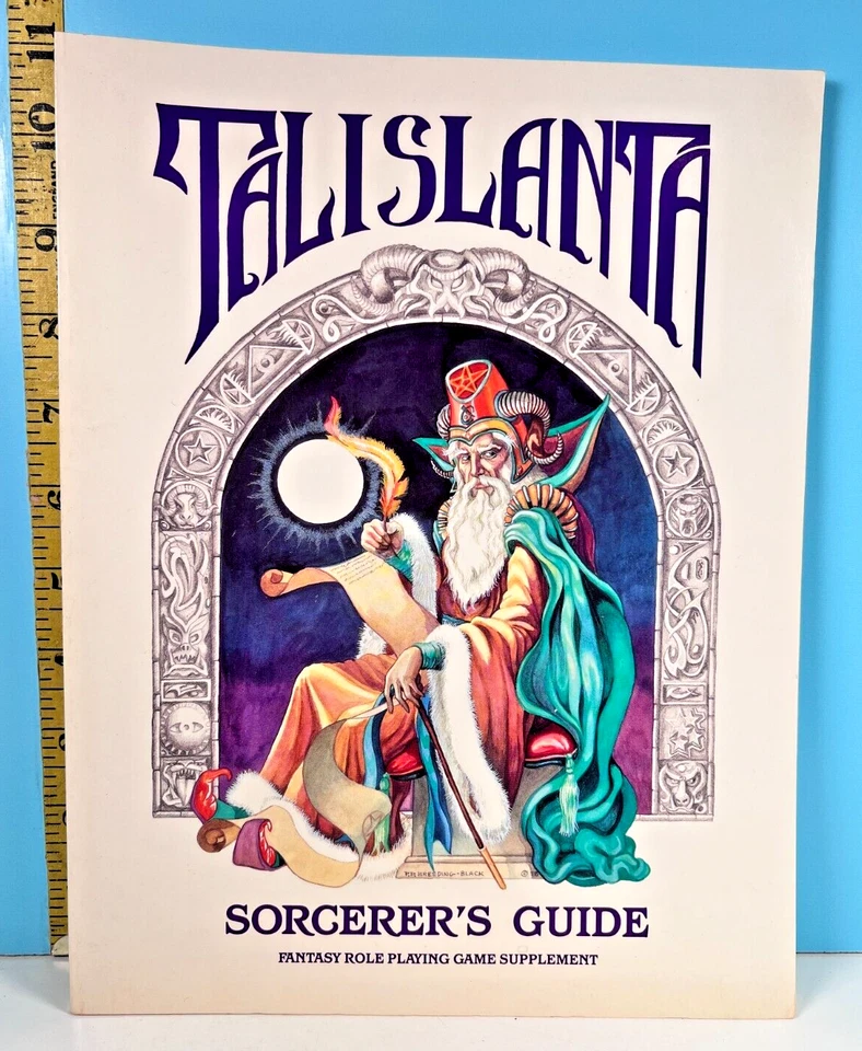 🔥 1988 Talislanta Sorcerer's Guide RPG Book Steven Michael Sechi 🔥 - Image 1 of 2
