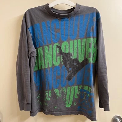 Camiseta masculina cinza snowboard Team USA 2010 Vancouver Winter Olympics pequena/média - Imagem 1 de 4