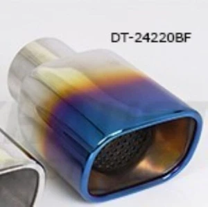 DT-24220BF BLUE FLAME RECTANGLE RESONATE ROLL STAINLESS TIP 2.25" IN  6.5" L - Bild 1 von 2