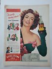 1944 Royal Crown Cola  Joan Crawford Soda Bottle Christmas Vintage Ad