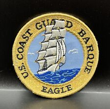 Vintage USCG Barque Eagle Embroidered Patch 4" US Coast Guard Unused Free Ship!