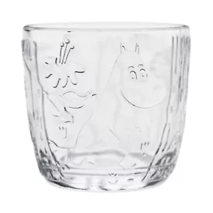 Juego de dos vasos de vidrio Moomin Arabia 0,28 L transparentes - Imagen 1 de 4