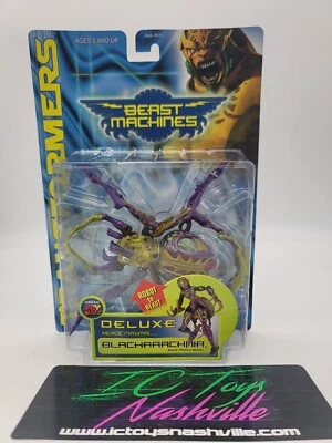 ✅Hasbro Transformers Beast Machines Deluxe Maximal Blackarachnia Spider 1999 New - Image 1 of 4