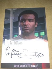 SPACE 1999 series 4 LOFTUS BURTON LB2 AUTOGRAPH CARD