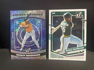 2023 Panini Donruss Locked & Loaded Rickey Henderson #LL6