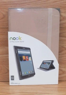 Genuine nook Light Pink 2-Way-Cover Stand For Galaxy Tab E nook Only **READ**  - Image 1 of 4