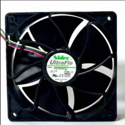 W12E12BS11B5-57 12VDC 1.65A 4-wire NIDEC PWM Fan Brand new
