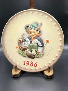 MJ Hummel Goebel Hum 279 Playmates 16th Annual Plate 1986 - Picture 1 of 4