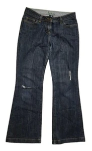 Boden Größe 12 Reg Distressed Denim Jeans Bootcut 30 x 31 x 9 ausgestellt - Bild 1 von 3