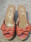 Pre-owned Valentino Garavani Patent Leather Espadrilles In Pink