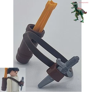Playmobil belt-brown laugh-arrows archer-barbarian-crossbow-Vikings-Indians - Picture 1 of 3