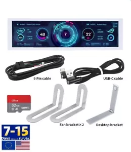 Pantalla Secundaria 8.8 Pulgadas IPS Tipo C Interfaz USB-C Monitoreo de Computadora CPU GPU - Imagen 1 de 13