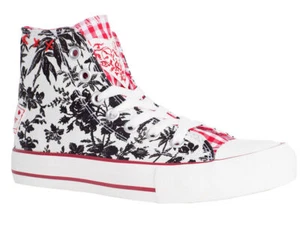 Krüger Sneaker Damen black and white Trachtenschuhe Schuhe Dirndlschuhe - Bild 1 von 28