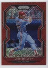 2021 Panini Prizm Tier II Red Mojo Prizm /149 Mike Schmidt #124 HOF