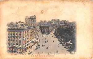 c.1905 Hold to Light 5th Ave. Hotel & Broadway Manhattan NY post card Koehler - Picture 1 of 2