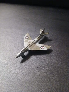 Vintage Dinky Toys No. 736 HAWKER HUNTER RAF Fighter Jet 1:200 Scale 1955-63 - Picture 1 of 7
