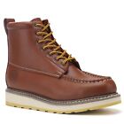 Men's 6" Classic Steel Toe Leather Slip Resistant Durable Work Boots H84992