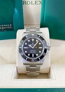 2023 Rolex Submariner No Date 124060 Watch 41 mm Stainless Steel Black - Picture 1 of 8