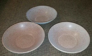 Vintage Edward Don Co. Melmac Holzoptik 6" Runde Schalen/3er Set - Bild 1 von 4