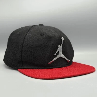 耐克 Air Jordan Jumpman Youth 尺码 平沿帽 青年 红色/黑色 — 第 1/4 张图片