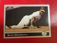 Rickey Henderson Donruss Topps inserts & more "YOU PICK " Oakland A's NY Yankees