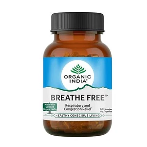 Organic India Breathe Free Capsules (choose pack size) - Picture 1 of 8