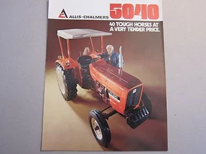 Tractor original Allis Chalmers 5040 distribuidor folleto de ventas manual más listado - Imagen 1 de 4