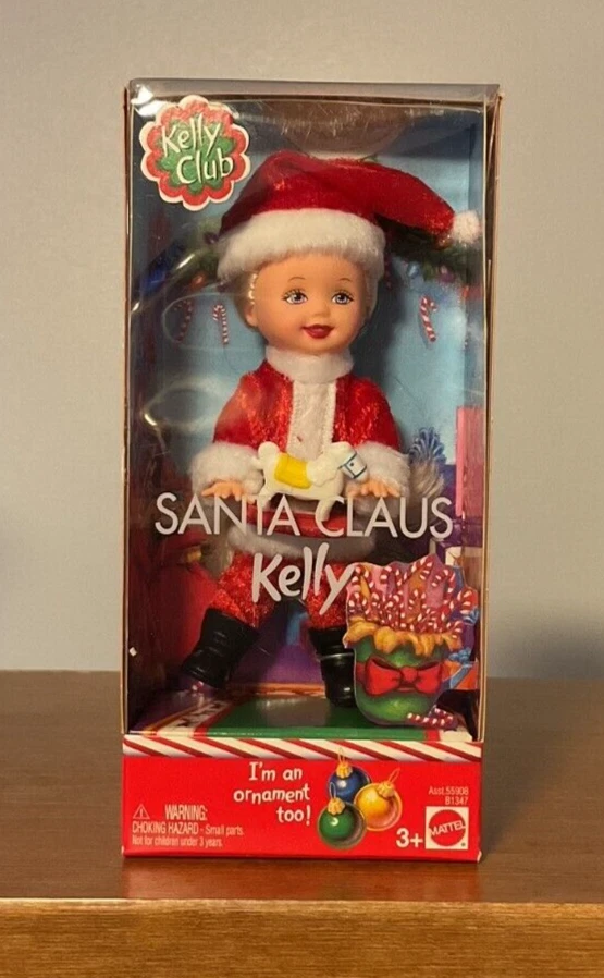 Barbie Kelly Club Santa Claus Kelly Doll I'm an Ornament Too 2003 Mattel B1347