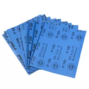SANDPAPER SHEETS WET/DRY SILICONE CARBIDE WATERPROOF 9x11 SANDING 180-5000 GRITS - Picture 1 of 12