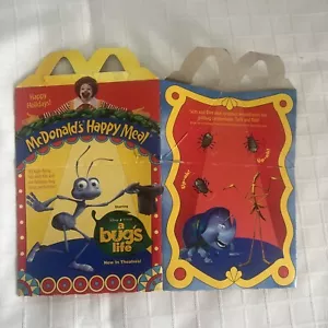 Vintage 1998 McDonald’s Happy Meal Disney Pixar A Bugs Life Box - Bild 1 von 12
