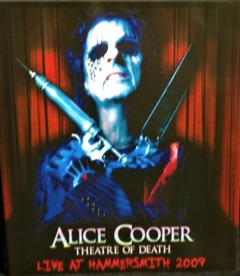 Alice Cooper  Live 2009, NEW! Blu Ray Theater of Death London, 26 Tracks Concert Foto 1 de 4