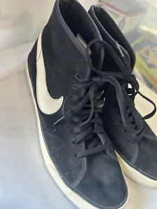 Nike Blazer Mid 77 Men's Size 10 US Black 630656-090 Suede Athletic Shoes - Picture 1 of 8