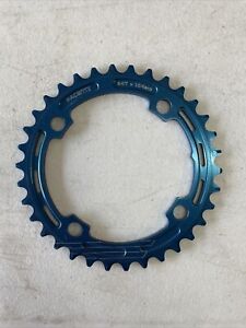 Pacenti Chainring: 104mm BCD, 34t, Blue, Narrow Wide