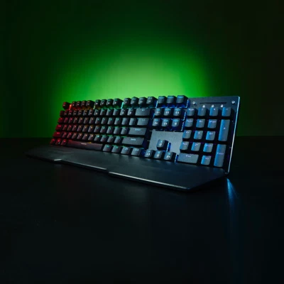 Blue Switch Mechanical Gaming Keyboard, LED Selectable Backlight, Metal Upper - Image 1 of 4